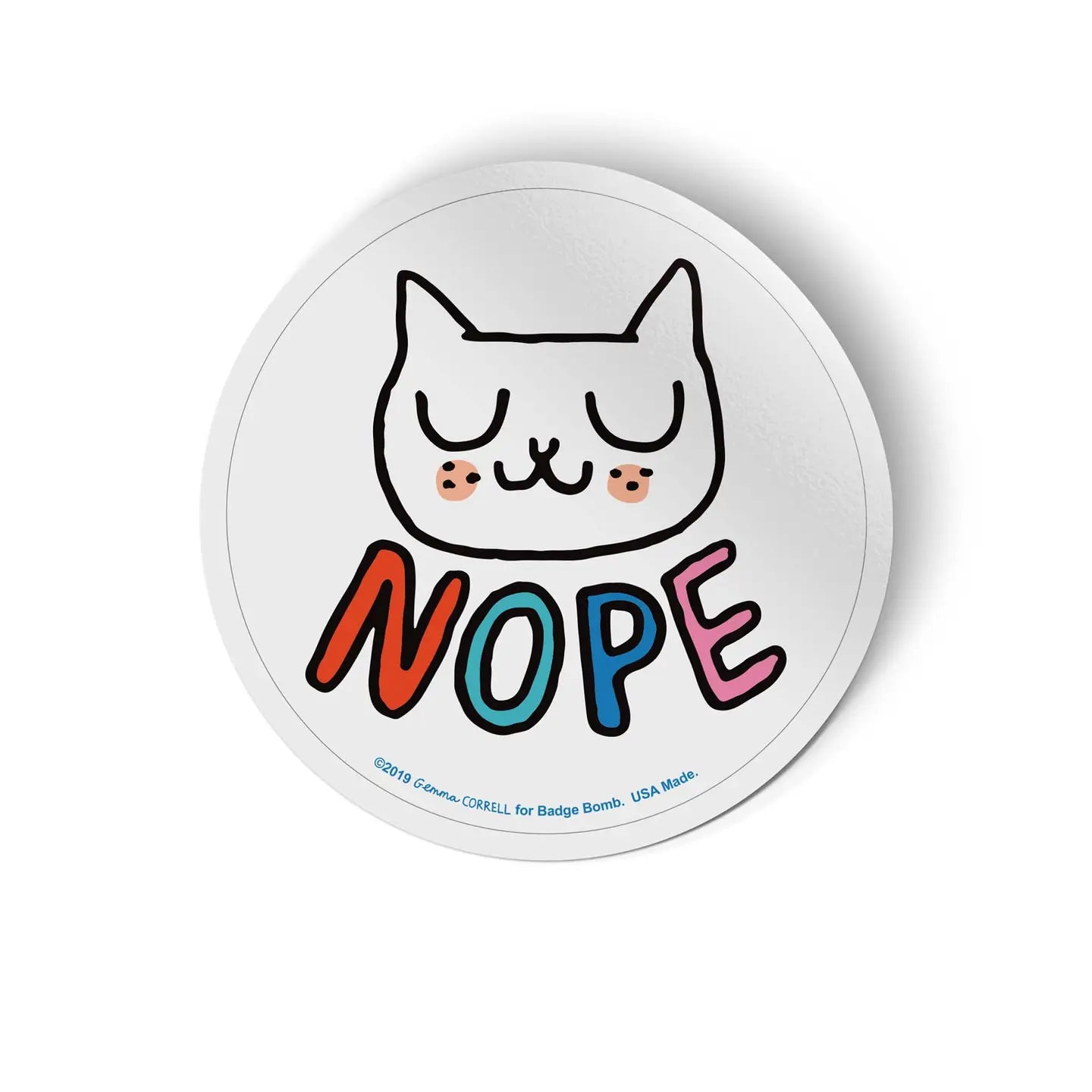 Nope Sticker