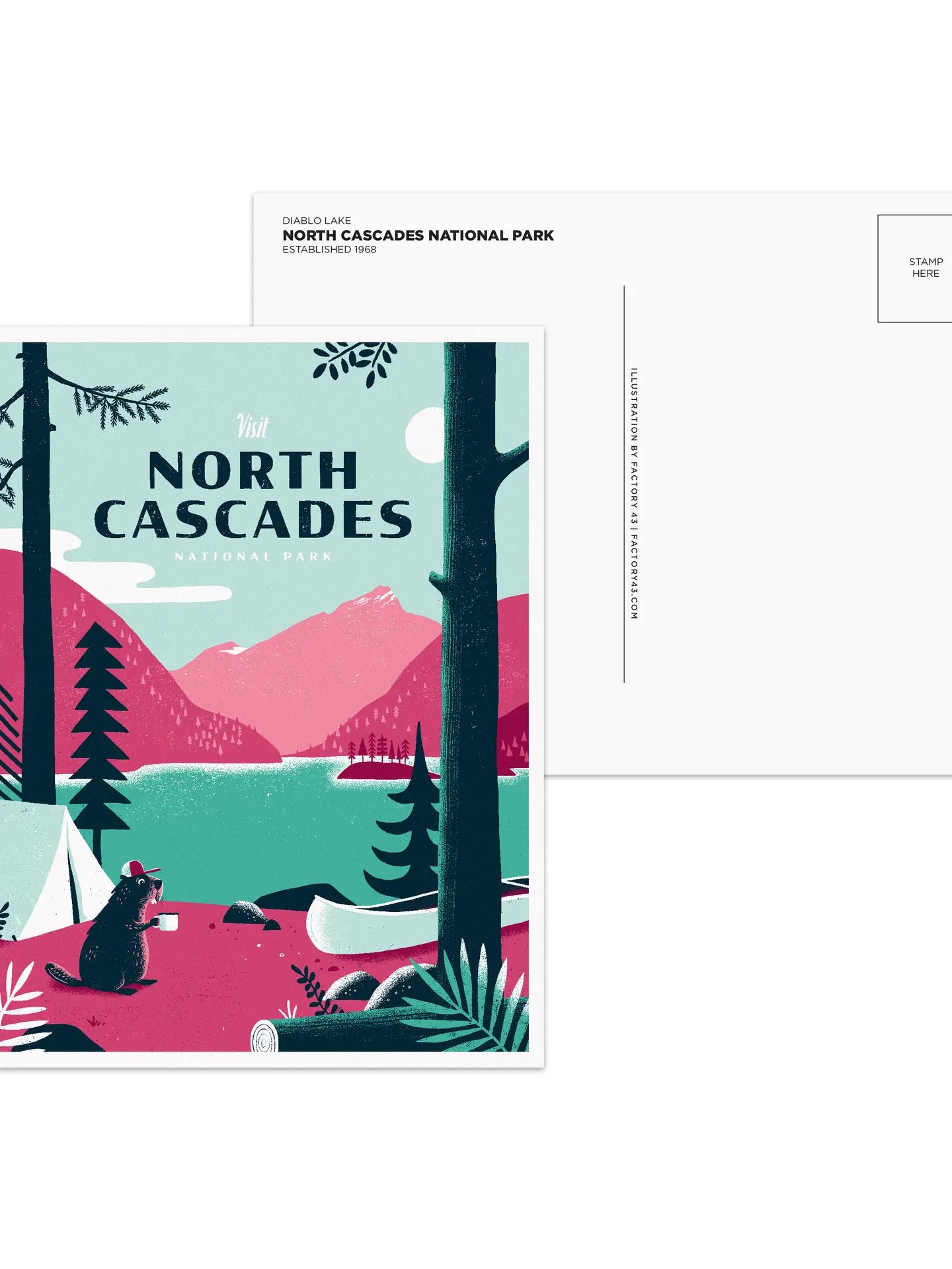 North Cascades National Park Postcard