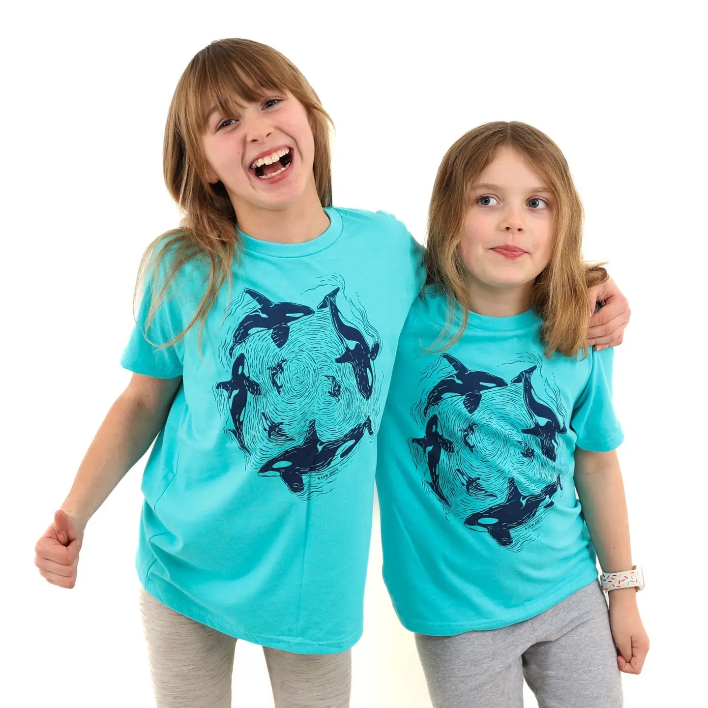 Orca Pod T-Shirt - Tahiti Blue Youth
