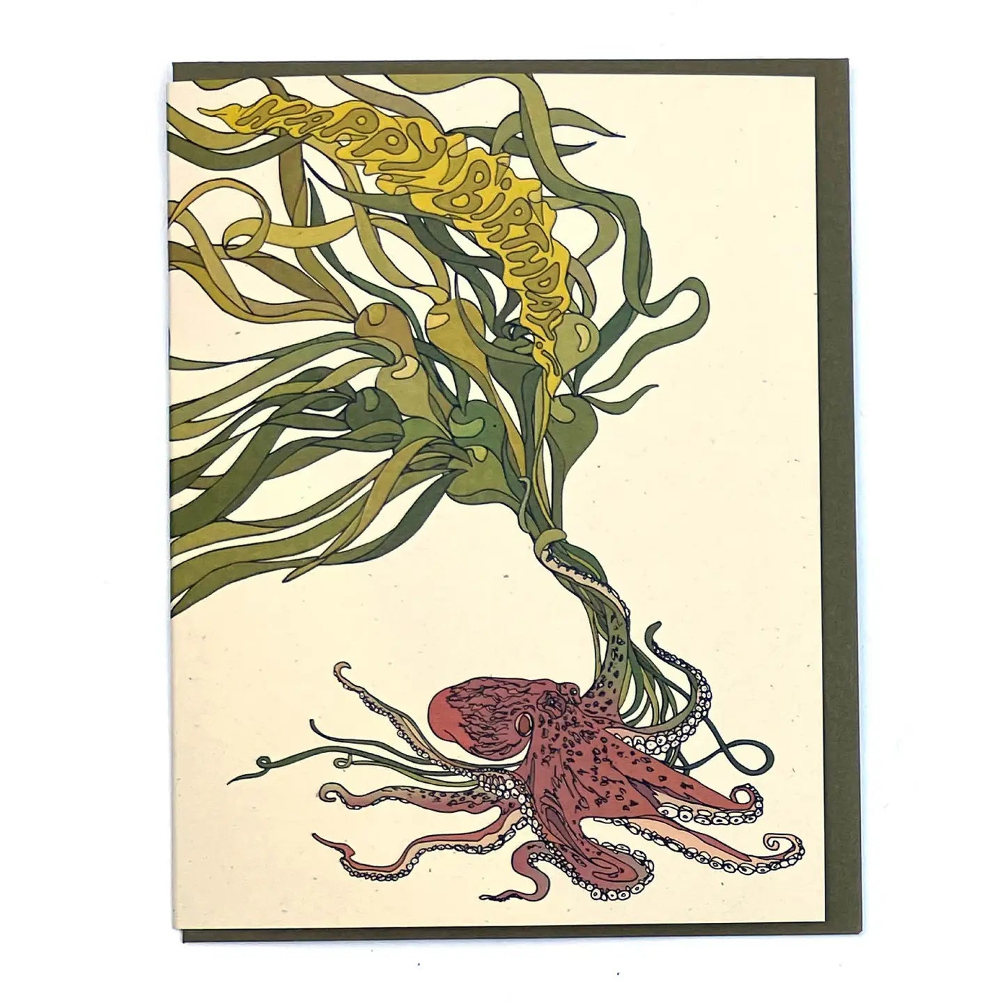 Octopus Birthday Card