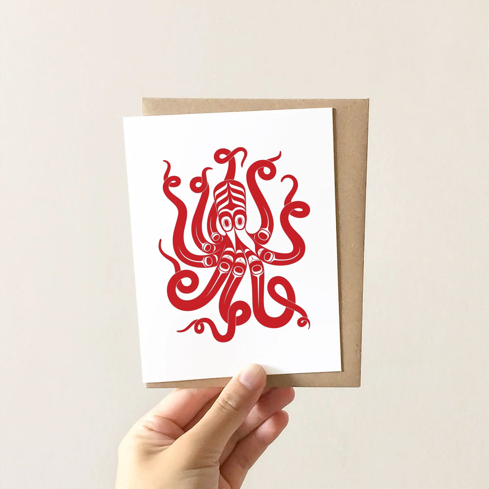 Octopus Greeting Card