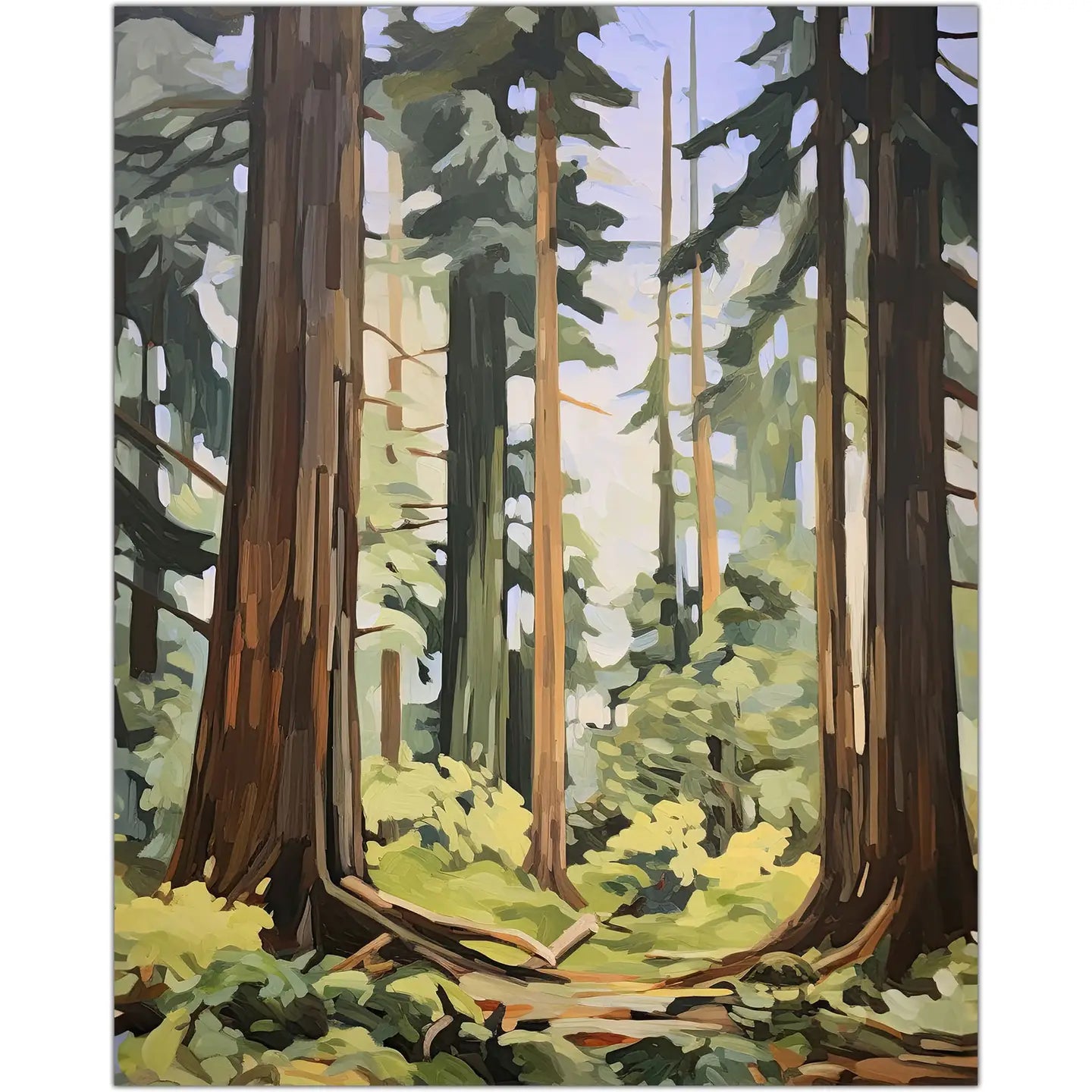 Old Growth Forest Art Print