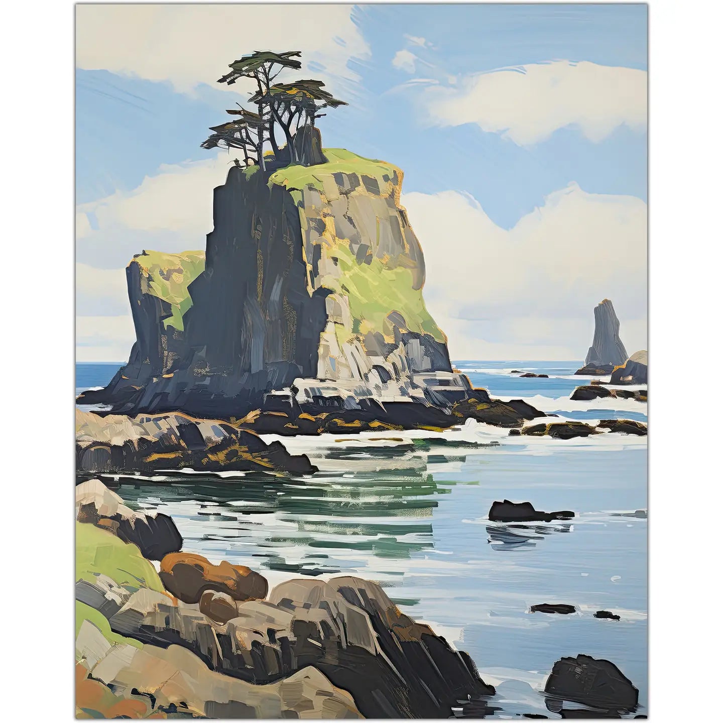 Olympic Coasty Art Print