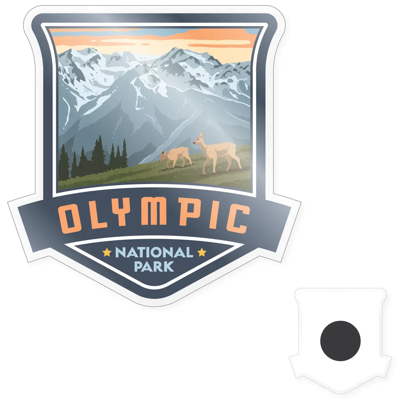 Olympic Badge Magnet