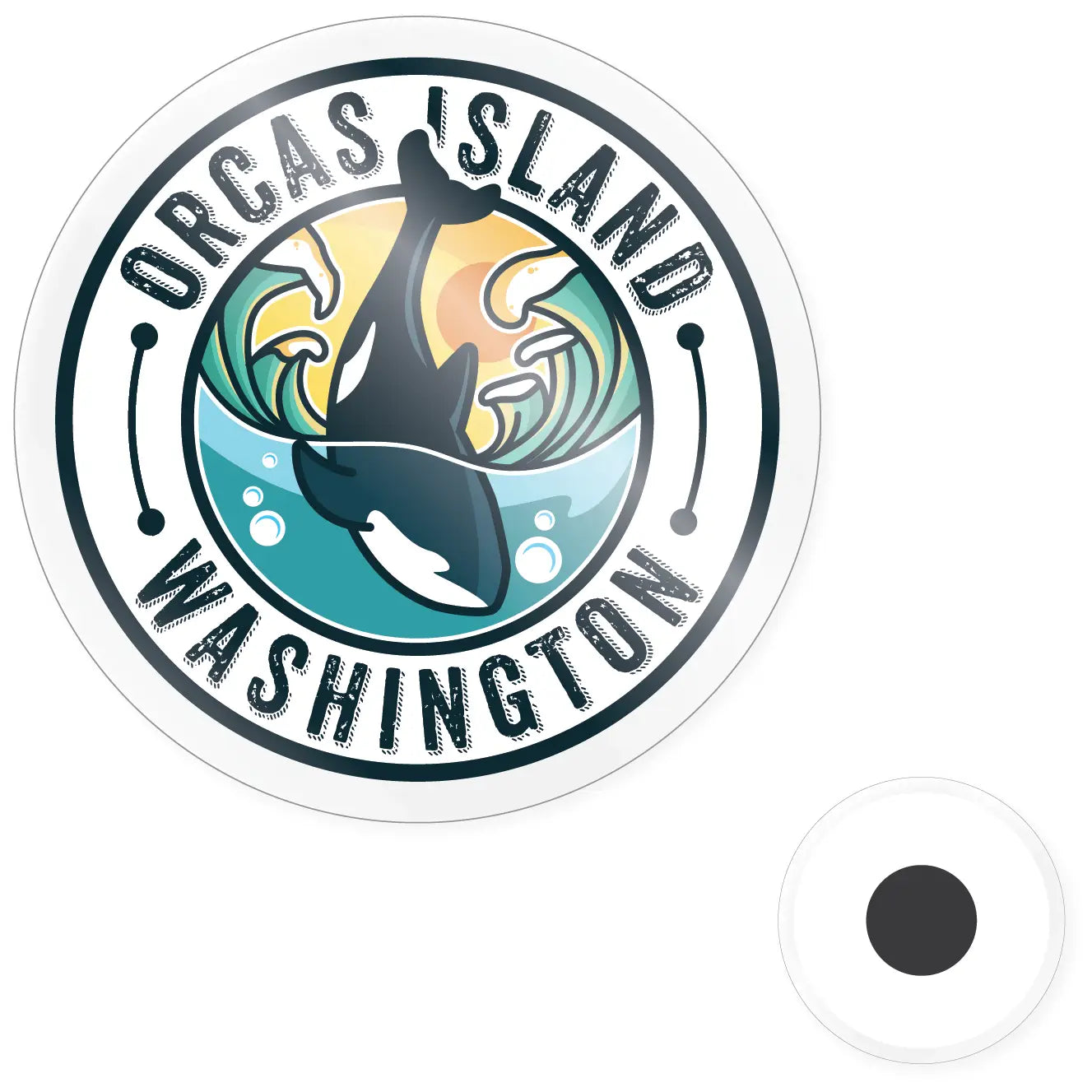 Orcas Island Washington Orca Magnet