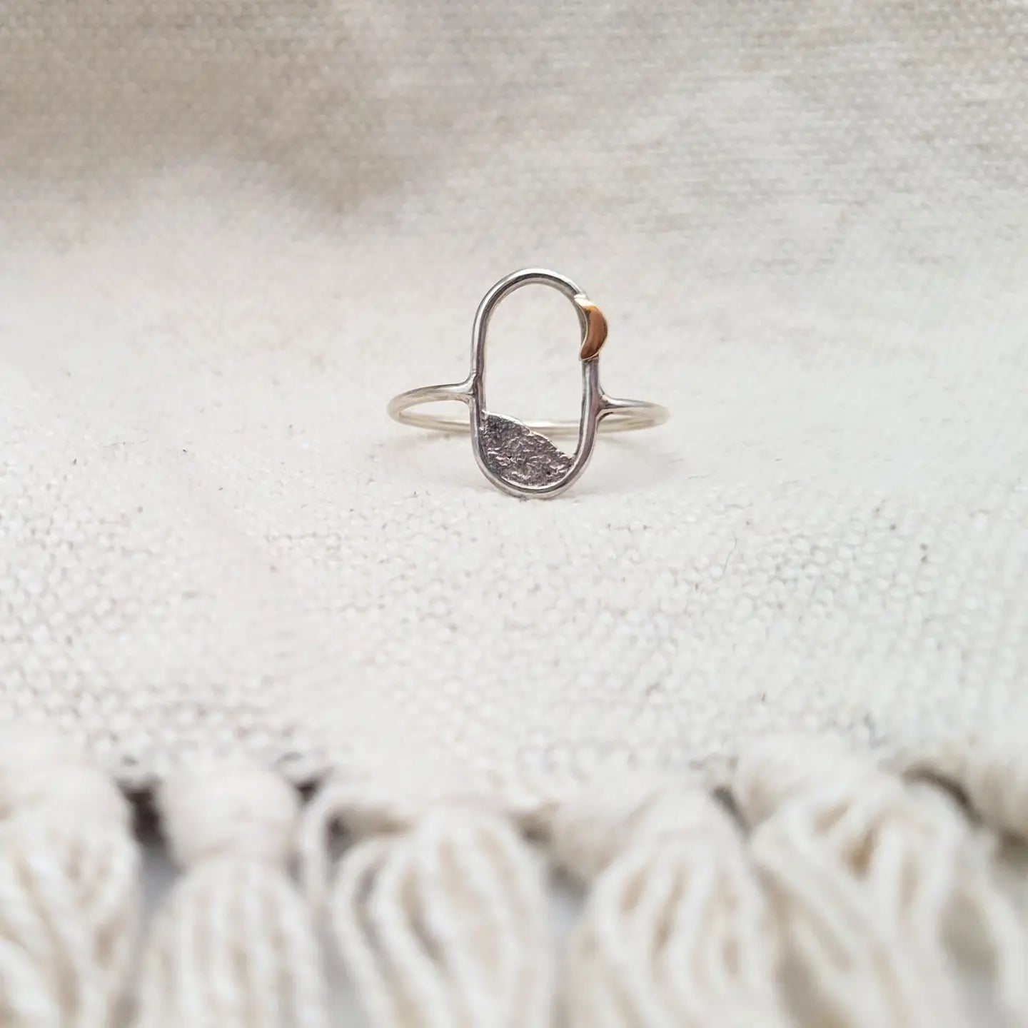 Oval Moon Ring by Rain Shadow Jewelry