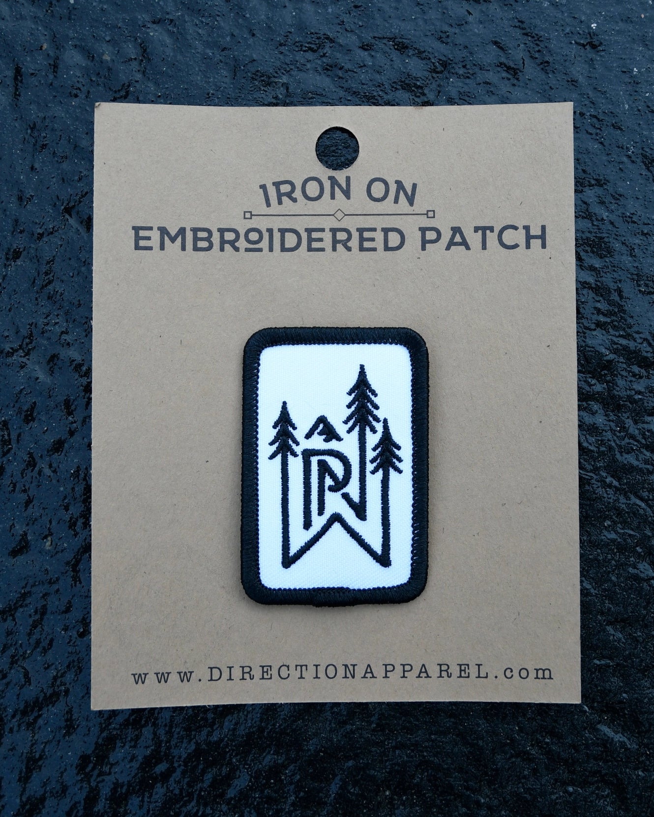 PNW Mountain And Tree Iron On Patches