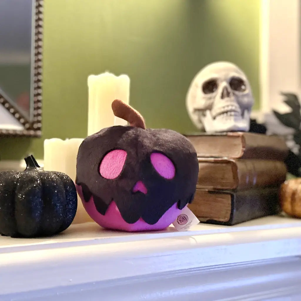 6''Poison Skull Apple Plush- Halloween