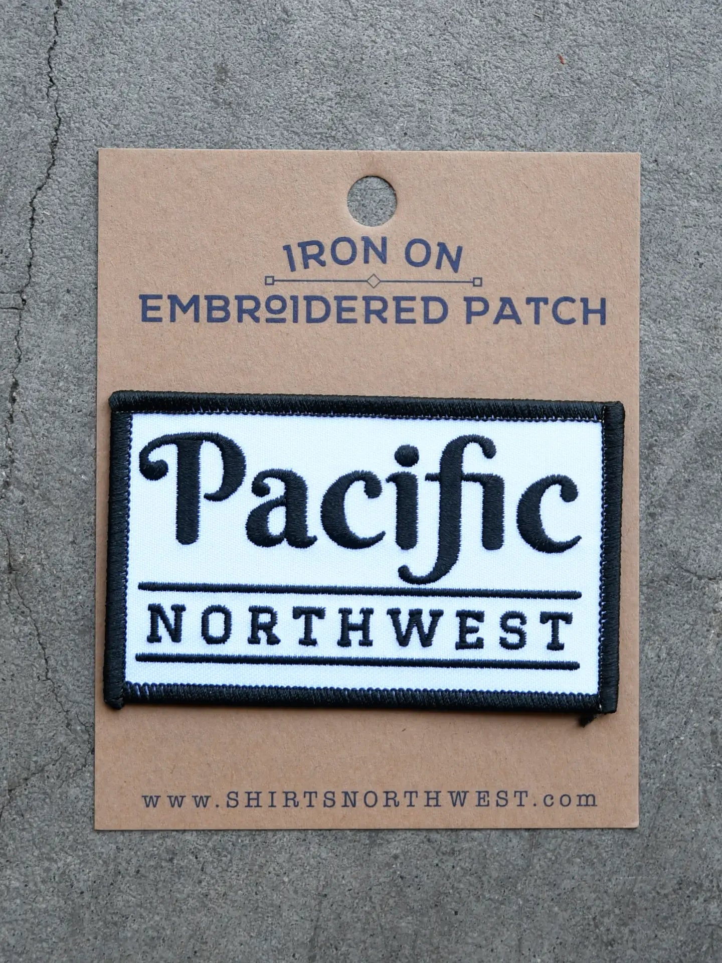 Pacific Northwest Iron On Embroidered Patch