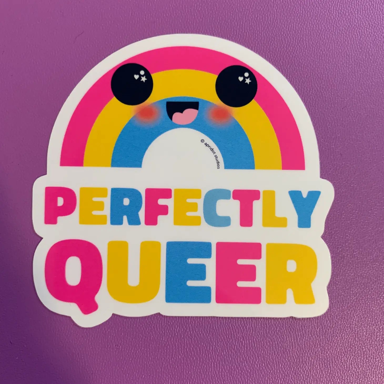 Perfectly Queer Rainbow Sticker