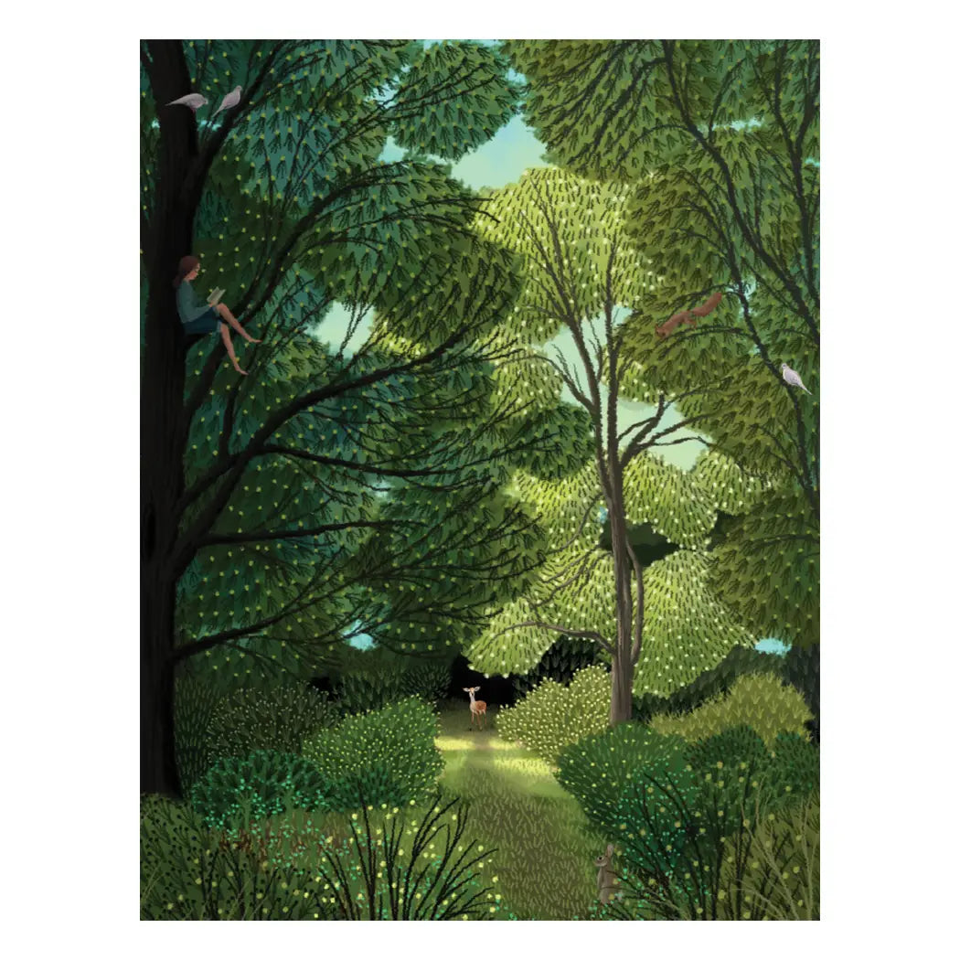 Peaceful Trees Birthday Greeting Card