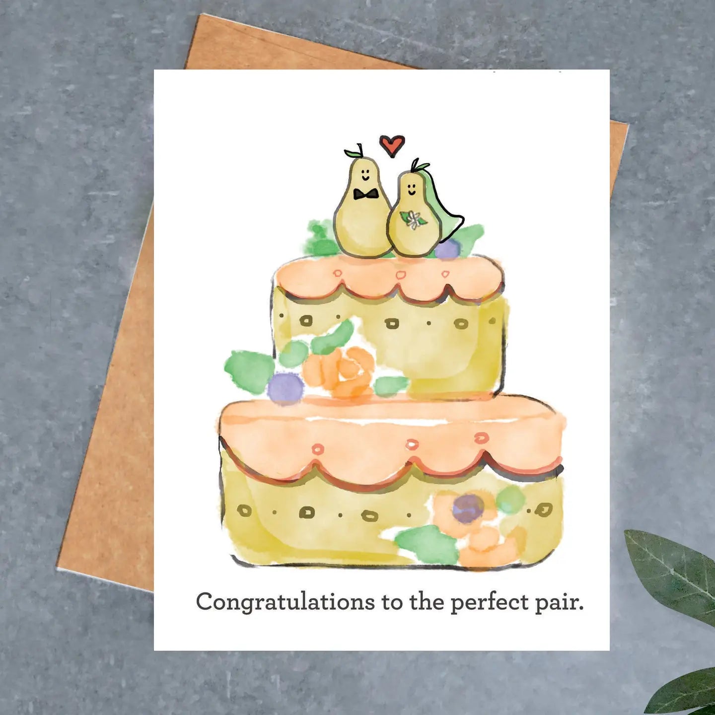 Perfect Pair Wedding Card