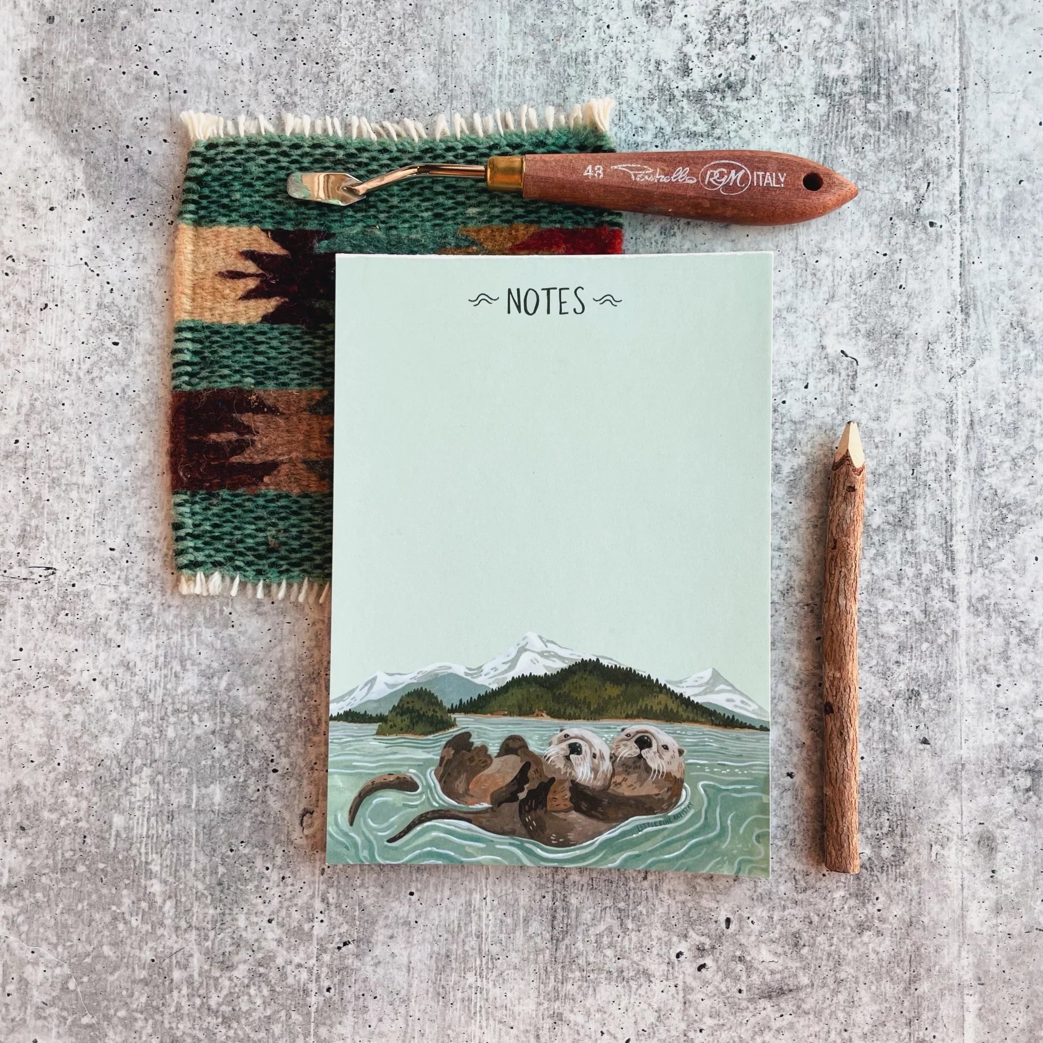 Playful Otter Card