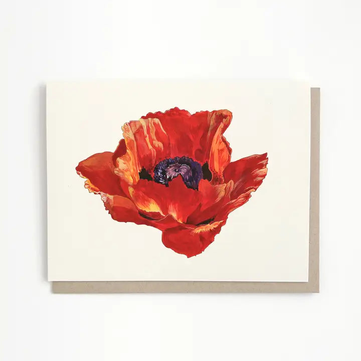 Poppy Greeting Card