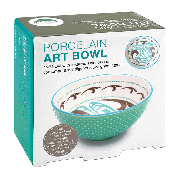 Porcelain Art Bowl Small- Killer Whale