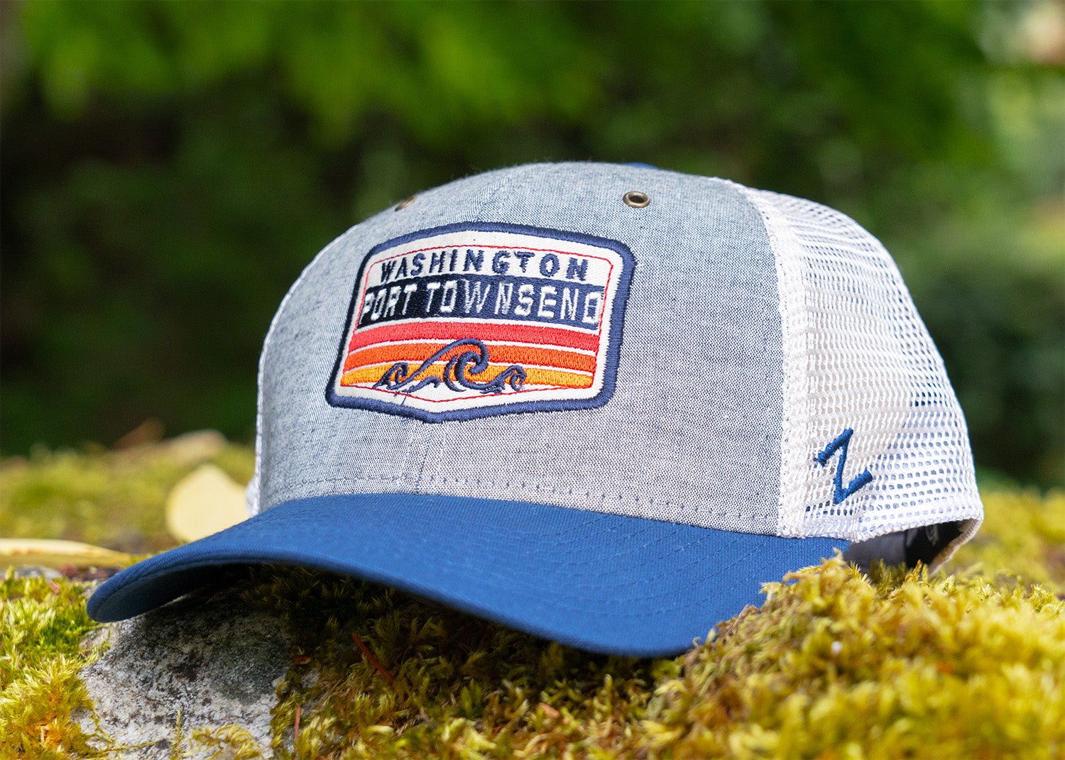 Port Townsend Backstreet Wave Embroidered Hat
