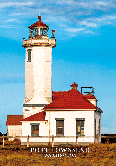 Port Townsend Lighthouse 3D Postcard