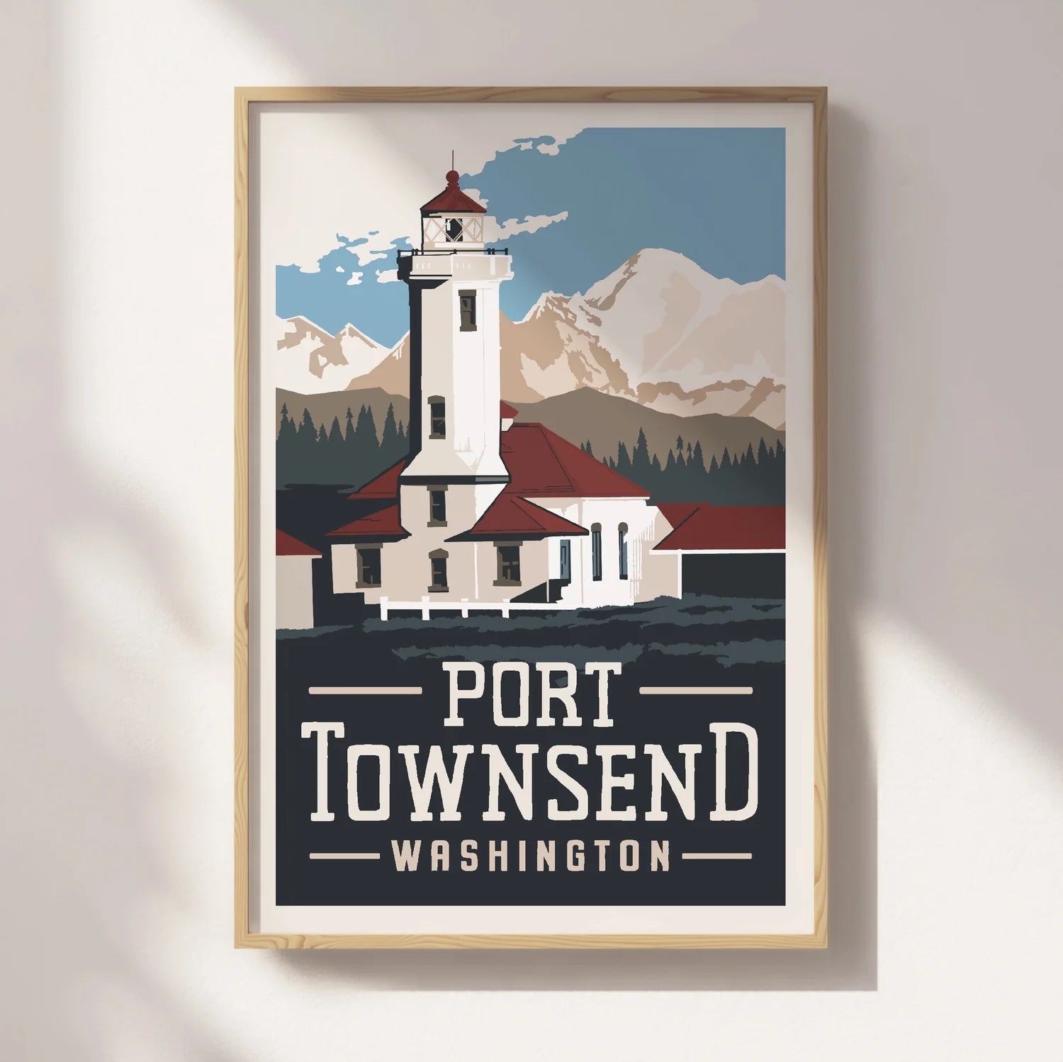 PO Port Townsend, Washington Travel Poster