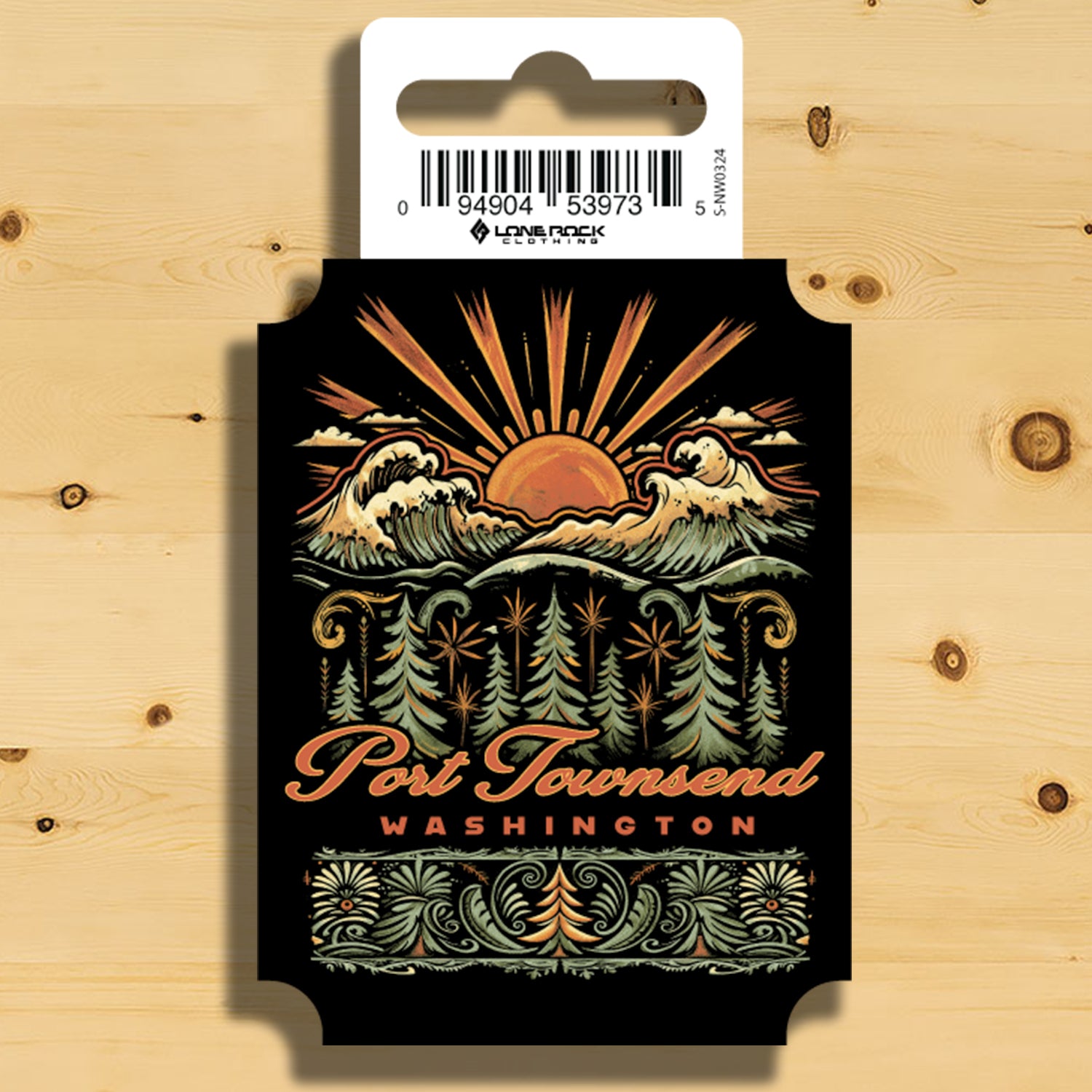 Port Townsend Sunrise Sticker
