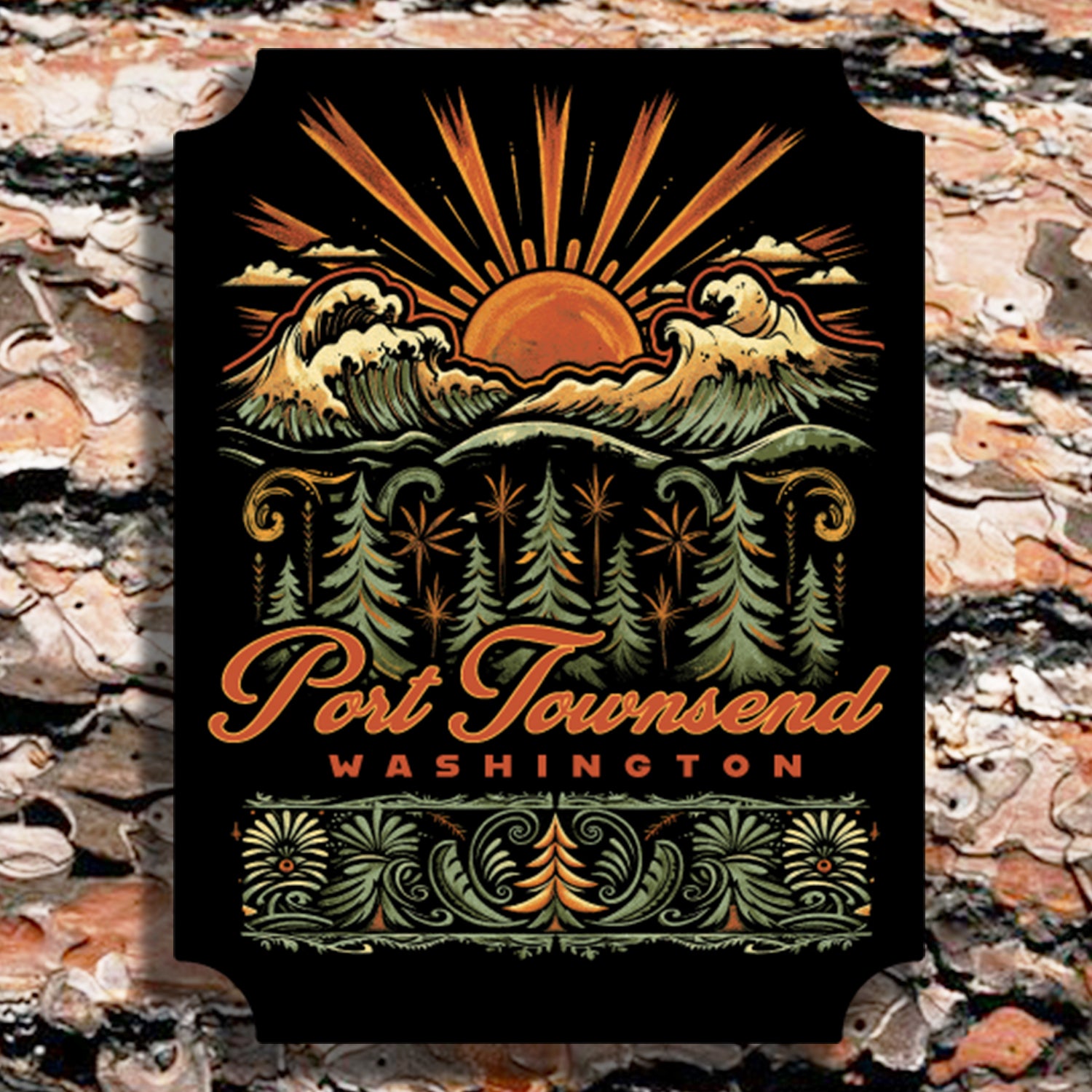 Port Townsend Sunrise Magnet
