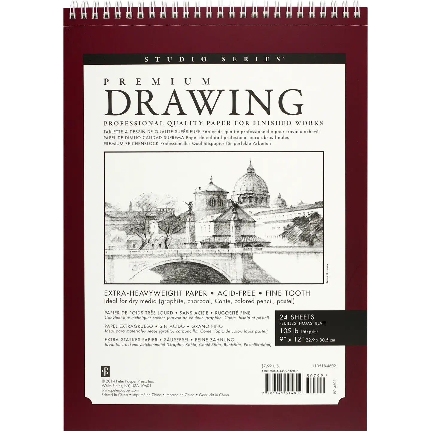 Premium Drawing Pad 9 X 12