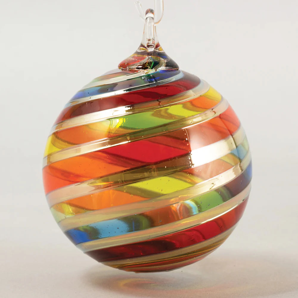 Rainbow Platinum - Classic Round Ornament