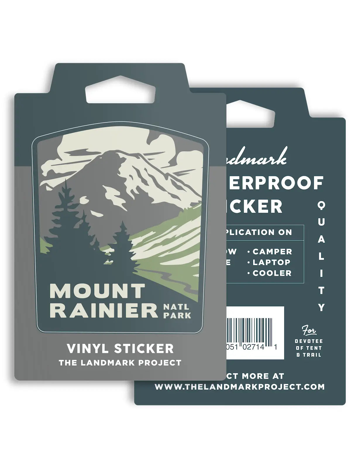 Mount Rainier National Park Sticker by Landmark Project