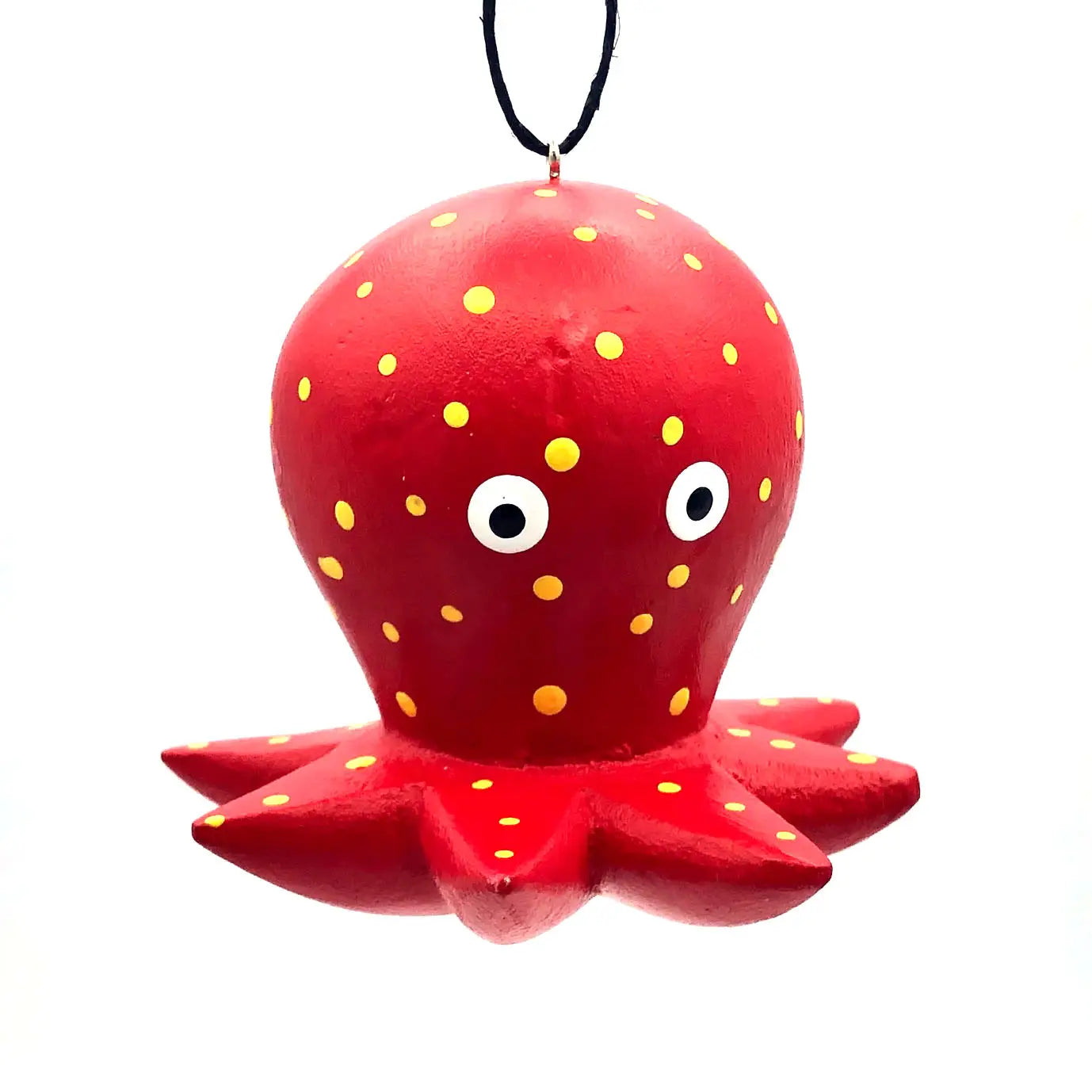 Whimsical Octopus Balsa Ornament