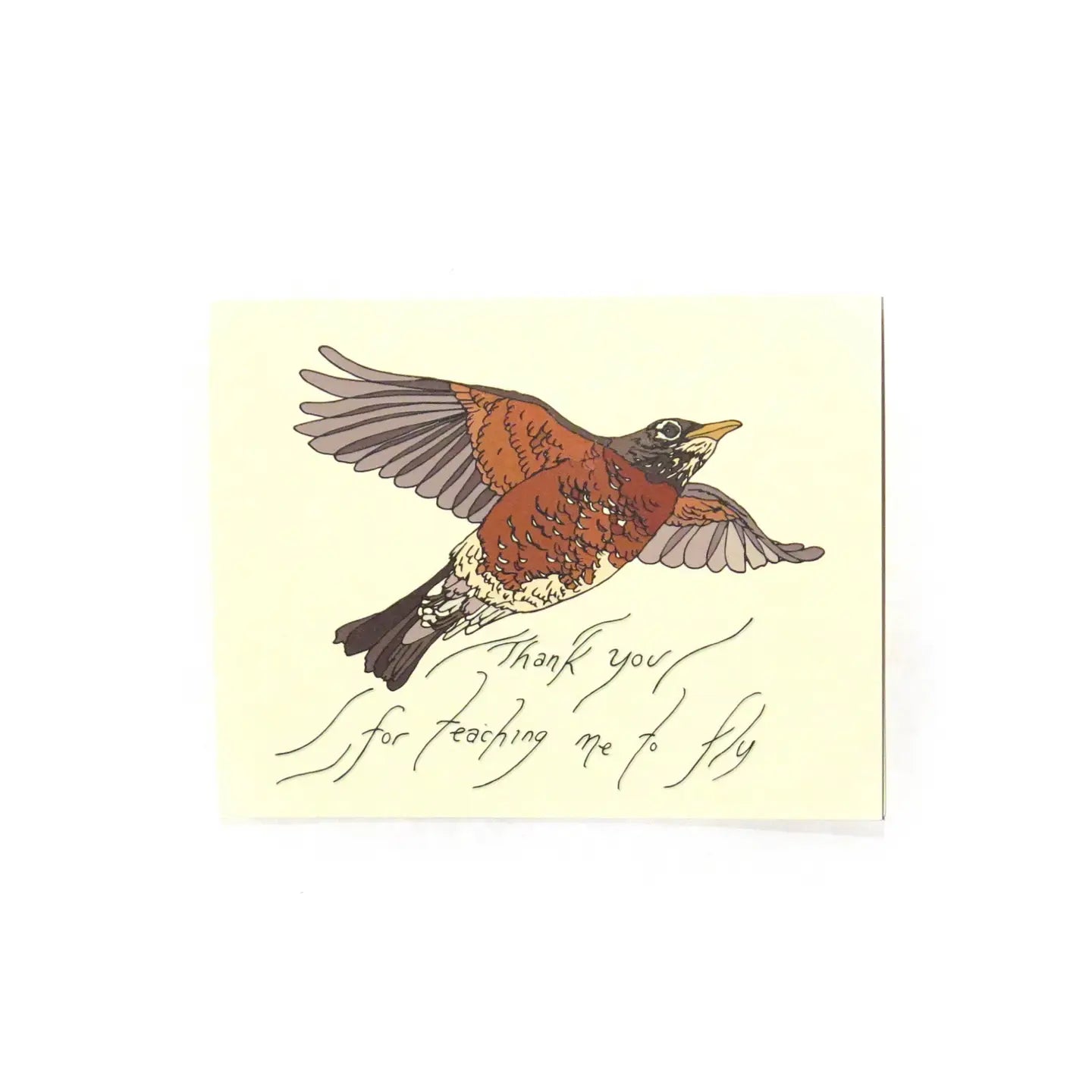 Robin Flying Free Card