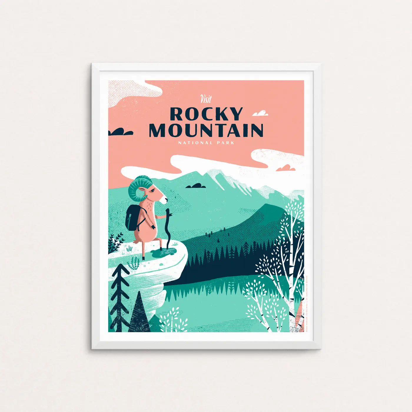 Rocky Mountain National Park Screen Print