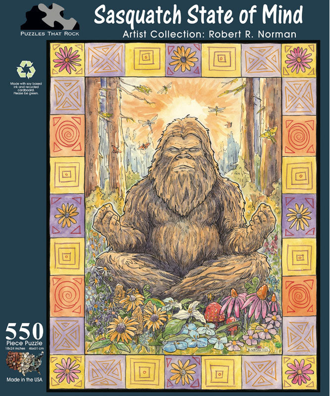 Sasquatch State of Mind by Robert R. Norman (550 Piece Puzzle)