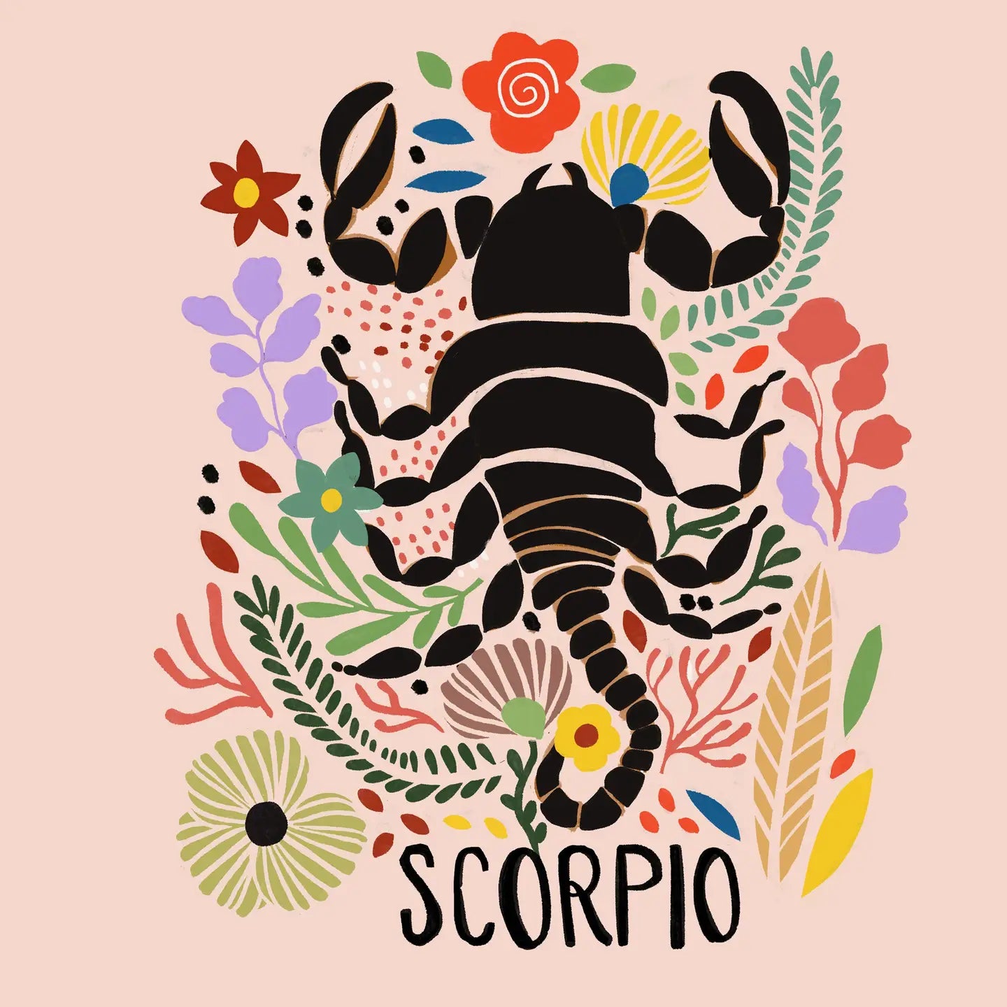 Scorpio Zodiac Greeting Card