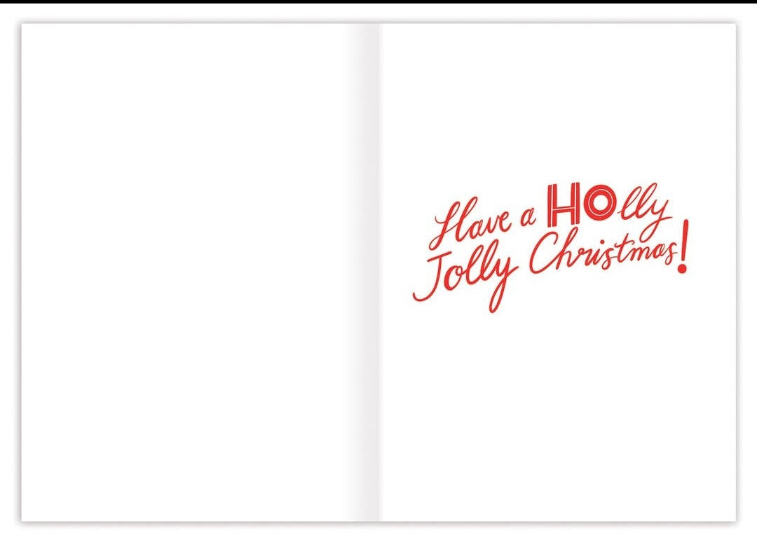 Pink Santa Boxed Holiday Cards