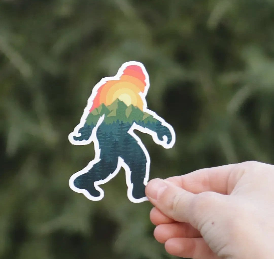 Bigfoot Adventure Vinyl Sticker