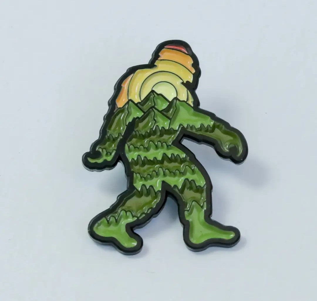 Bigfoot Adventure Enamel Pin