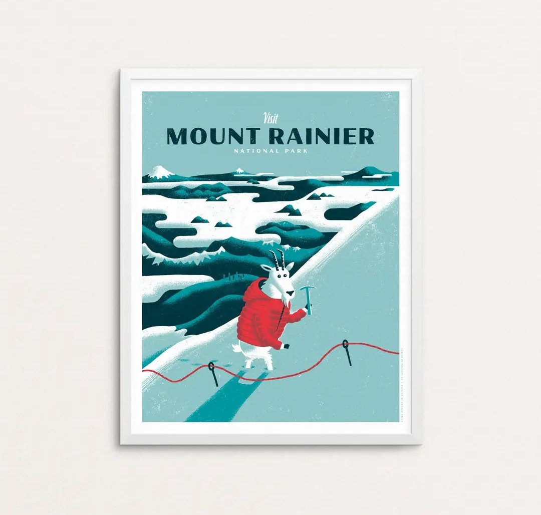 Mount Rainier Art Print