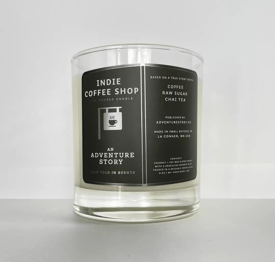 Indie Coffee Shop Candle