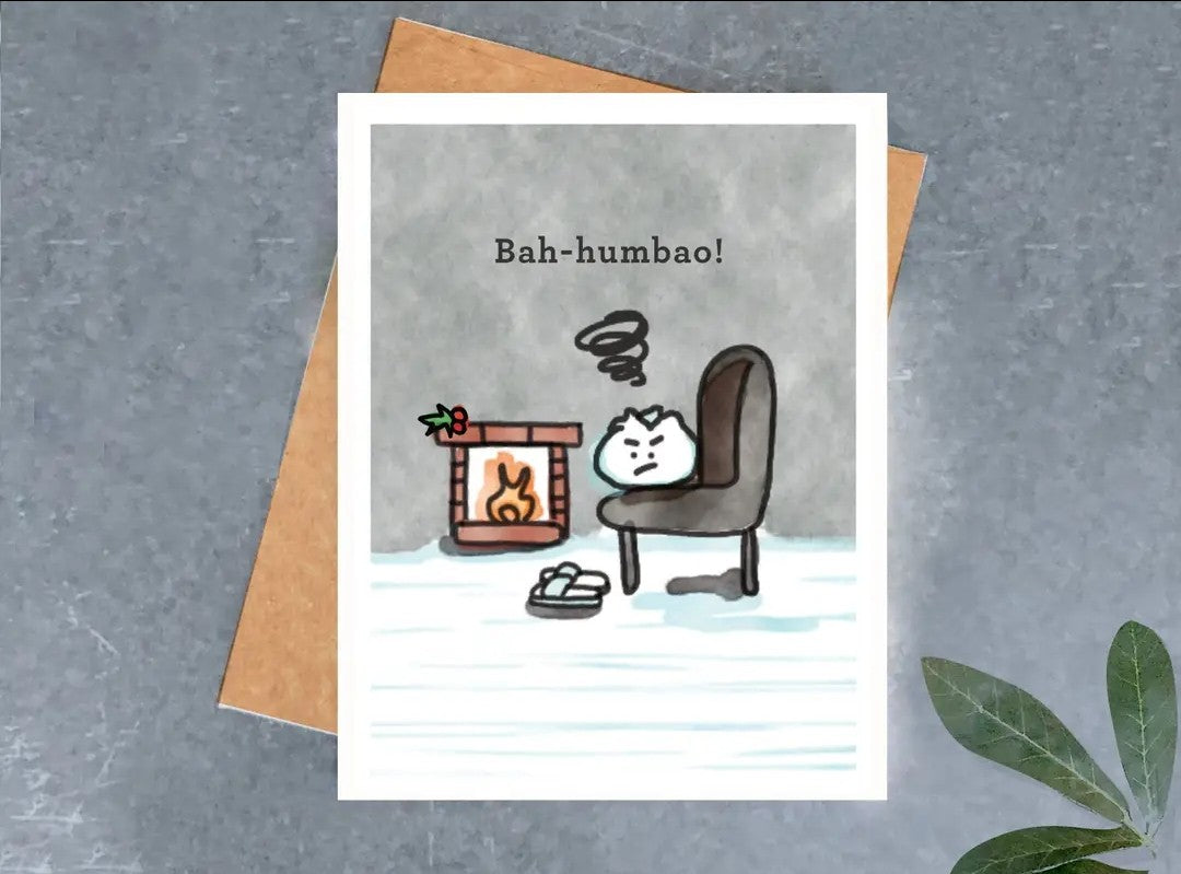 Bah-Humbao Greeting Card