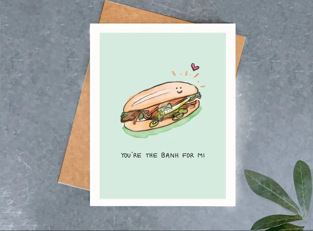 Banh For Mi Greeting Card