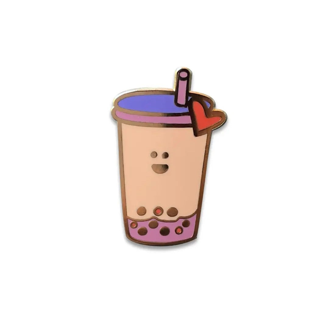 Bubble Best Tea Enamel Pin