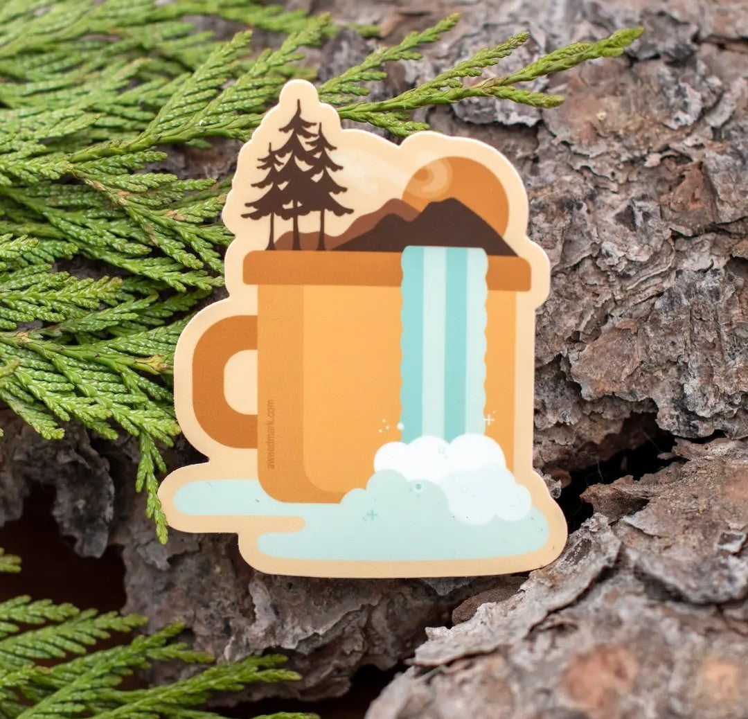 Camp Mug Sticker