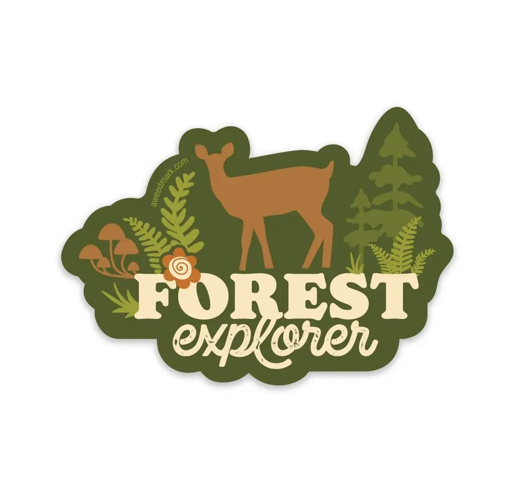 Forest Explorer Sticker