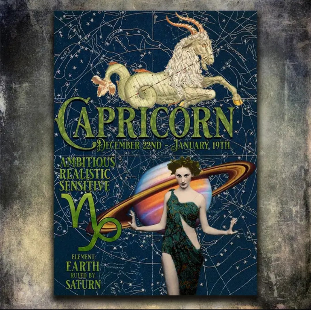 Capricorn Greeting Card