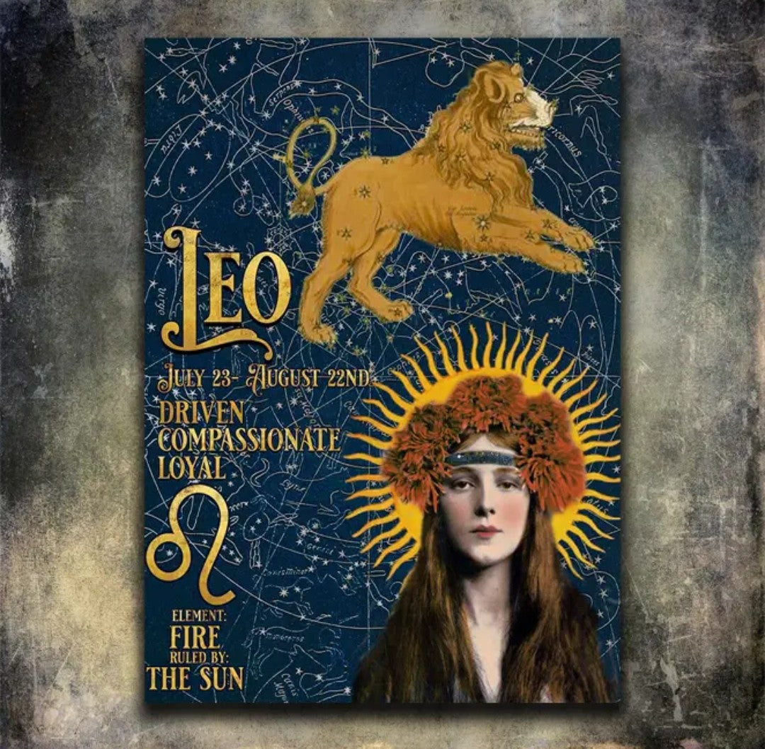 Leo Greeting Card