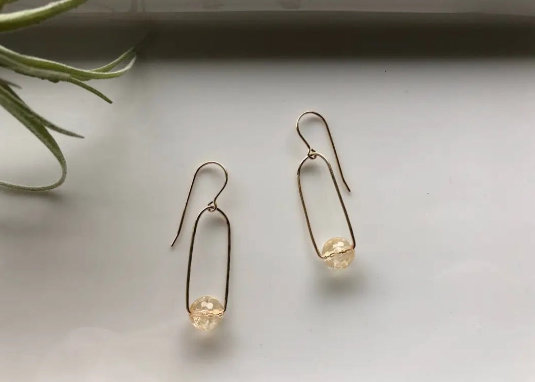 Clear Quartz Earrings