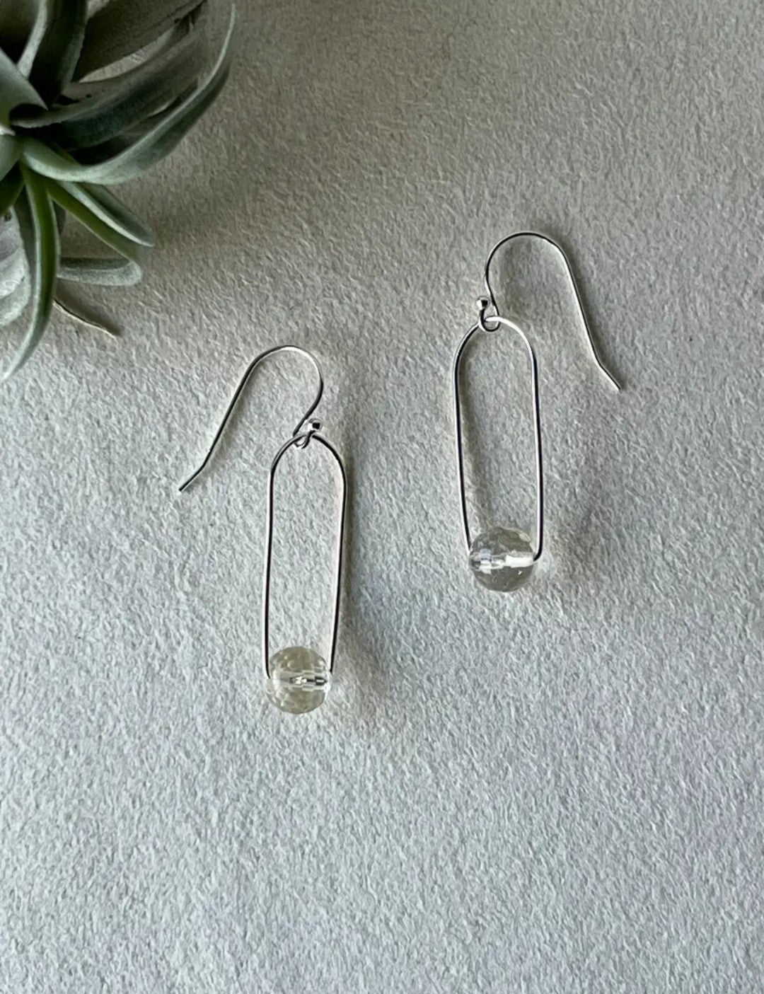 Clear Quartz Earrings