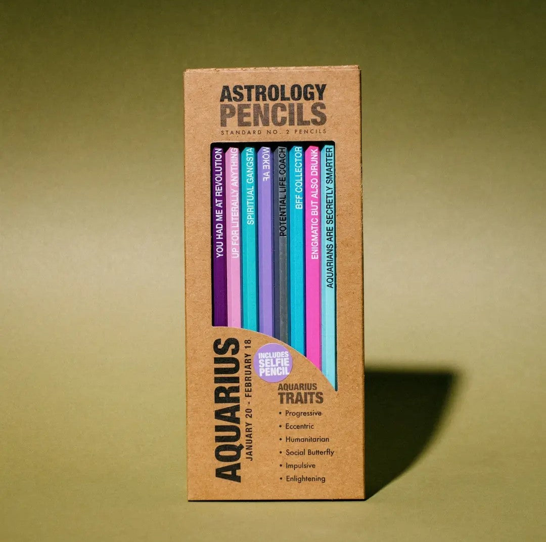 Aquarius Astrology Pencils