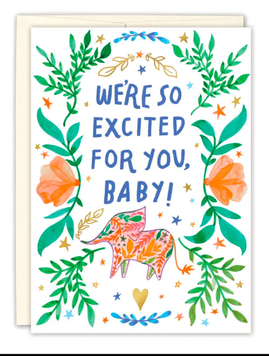 So Excited For You Baby Card