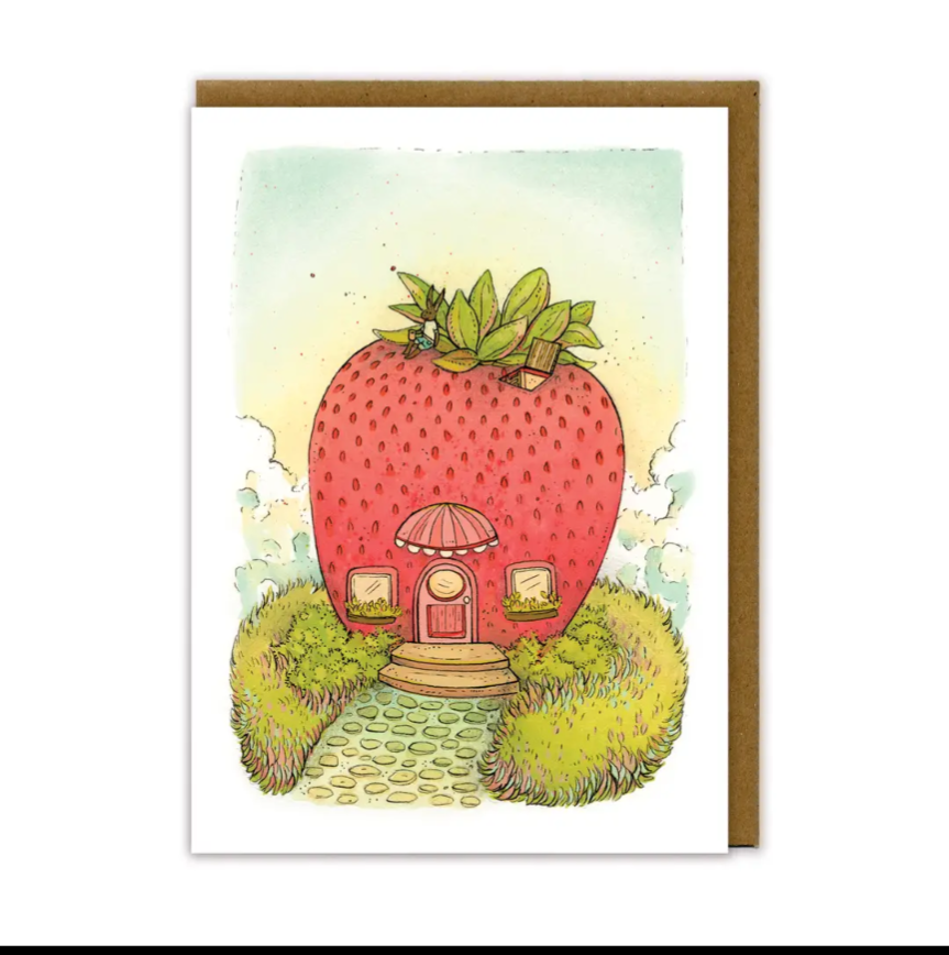 Strawberry Greeting Card