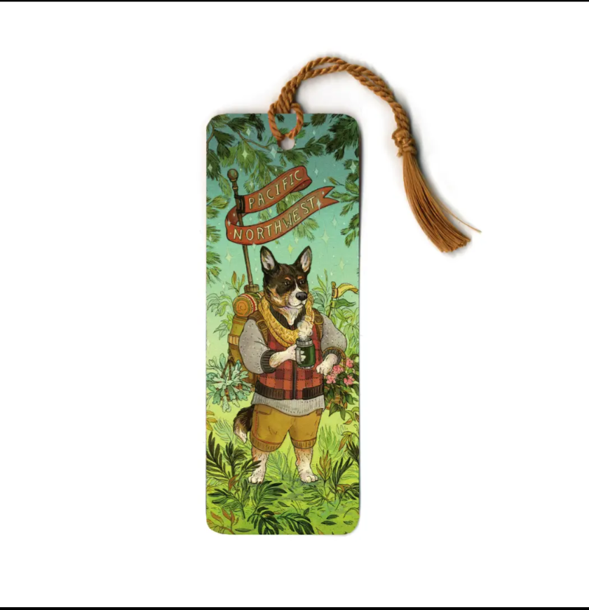 Pacific Northwest Pup Book Mark